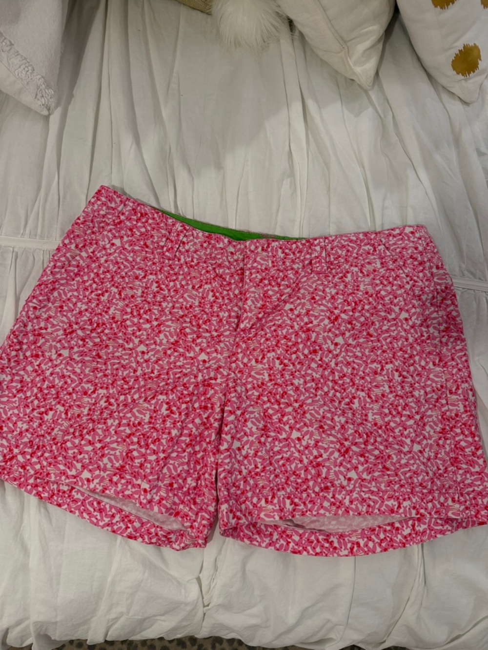 Lilly Pulitzer Pink Floral Print Shorts